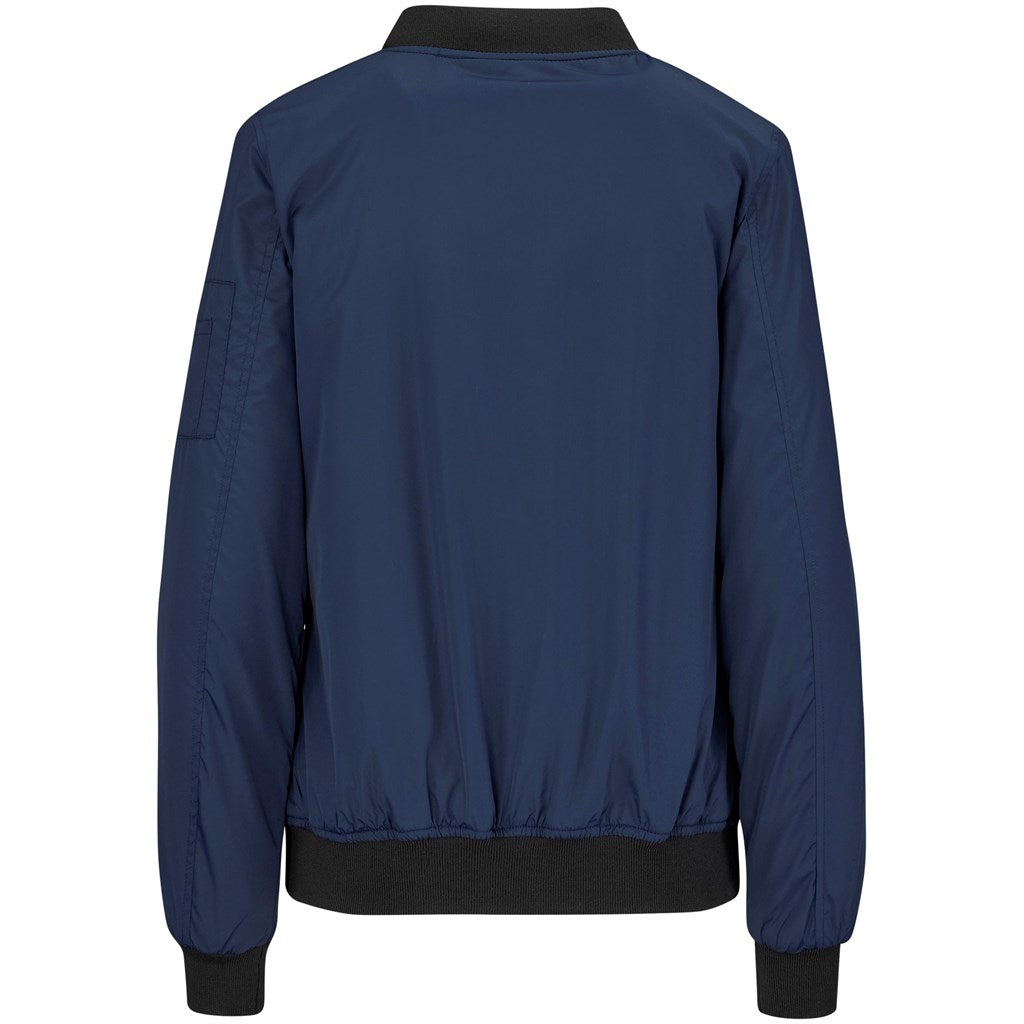 Ladies Crusader Bomber Jacket - Navy - Image 2