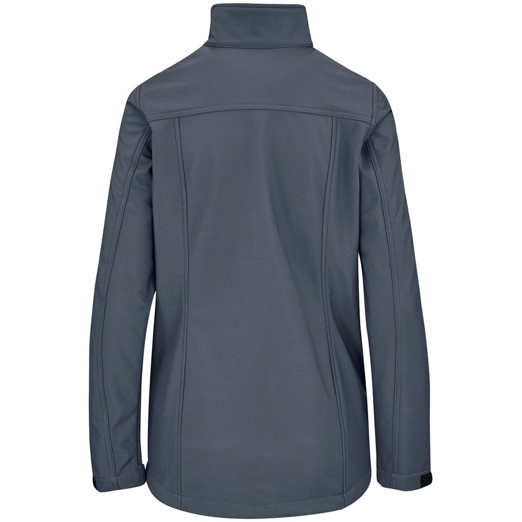 Ladies Maxson Softshell Jacket - Grey - Image 2